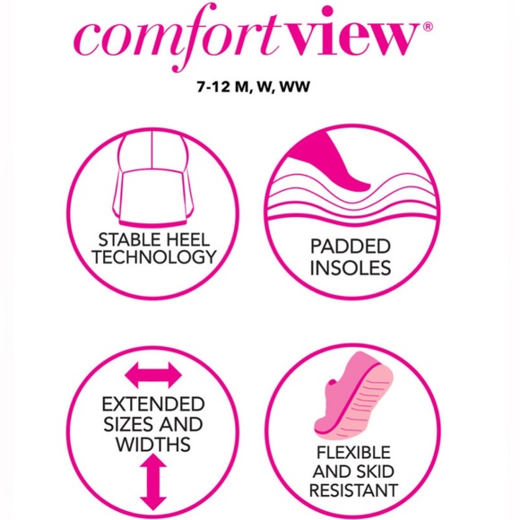 Comfortview Athletic Dottie Blue & White Palm Canvas Sneaker/Loafer, Size 10W - Picture 9 of 10